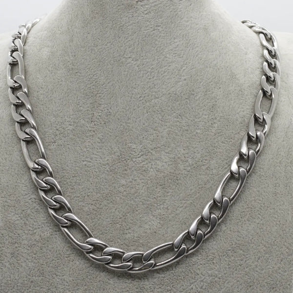 Silver mens necklace